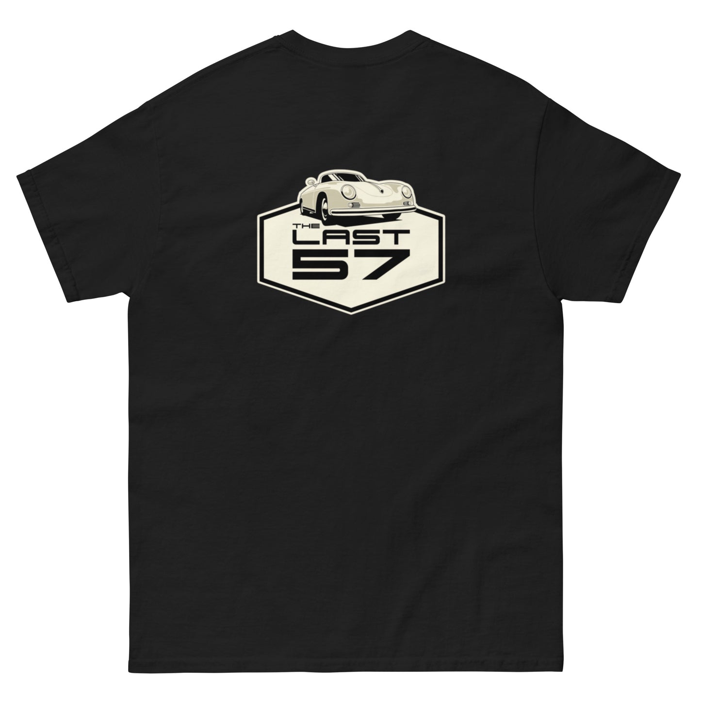 The Last 57 - Black tee, logo on back